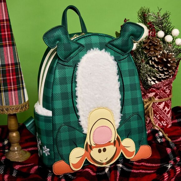 Winnie The Pooh Tigger Winter Pajamas Mini Backpack NWT